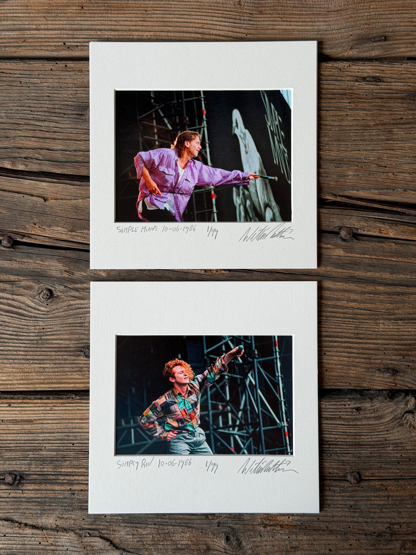 Art Print Simple Minds '86
