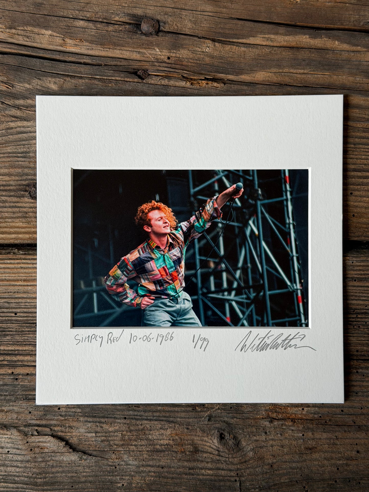 Art Print Simply Red '86