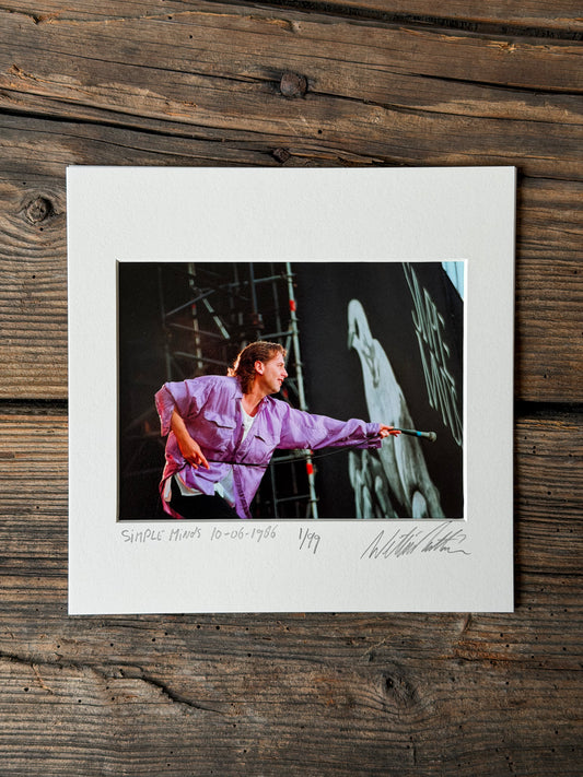Art Print Simple Minds '86