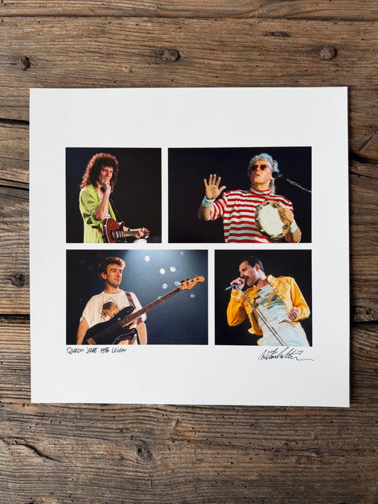 Art Print Queen 40th anniversary 30 x 30 cm KLEUR