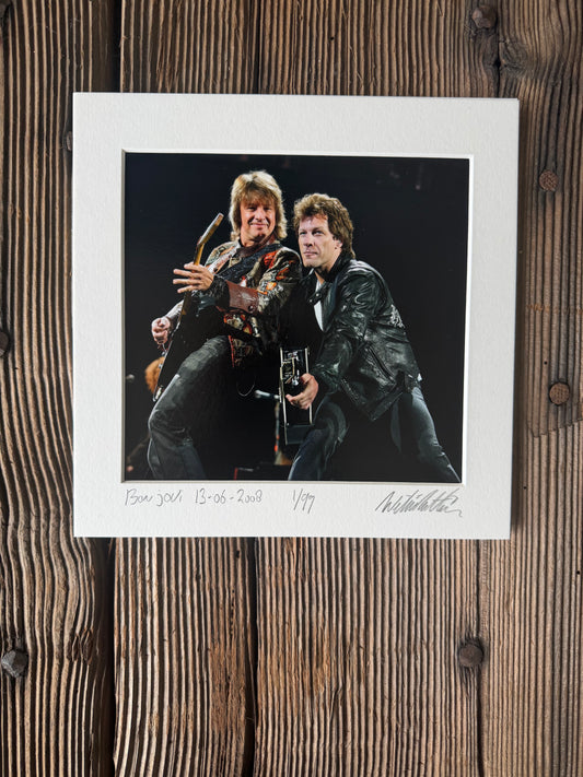 Art Print Bon Jovi 2008 Jon & Richie