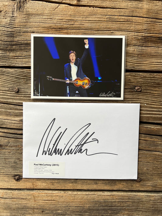 Limited Edition ICONS museum art print: Paul McCartney
